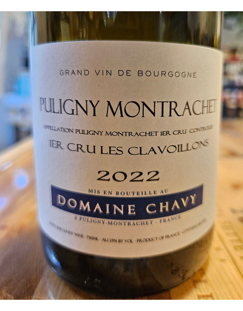 Burgundy French SALE $139.99 Domaine Chavy Puligny Montrachet 1er Les Clavoillons 2022 750ml