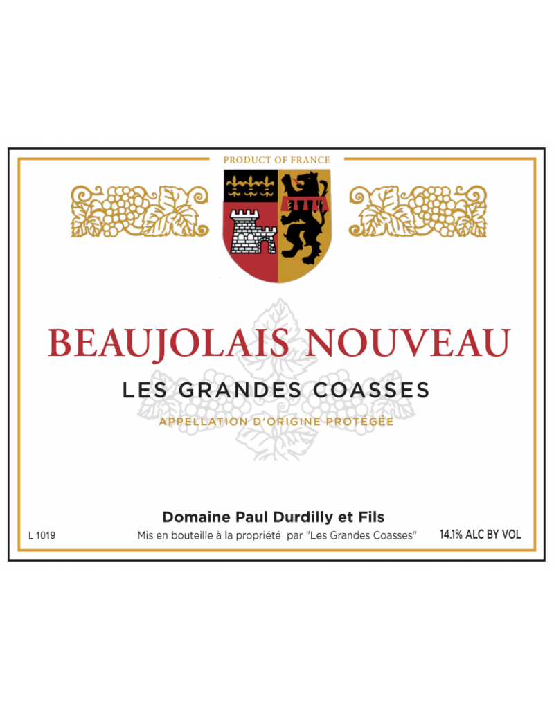 Paul Durdilly Beaujolais NOUVEAU 2025