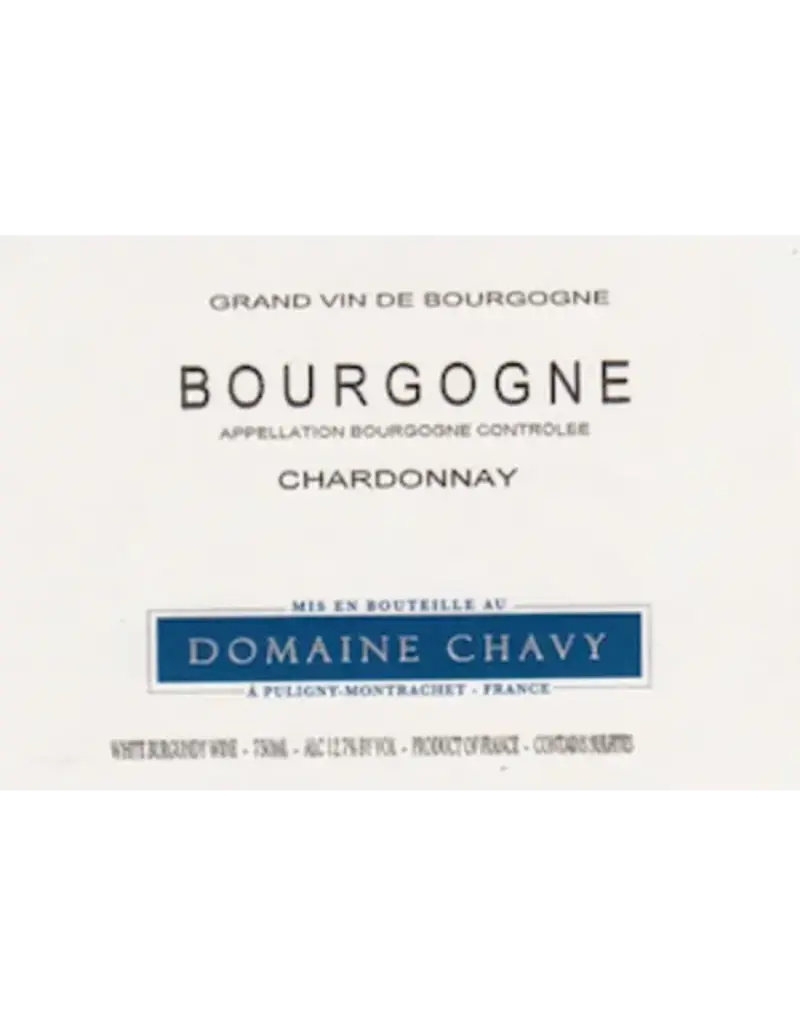 Domaine Chavy Bourgogne Chardonnay 2022 750ml