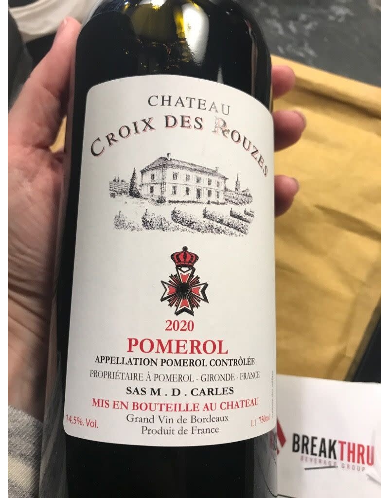 Chateau Croix Des Rouzes Pomerol 2020 750ml