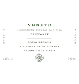 Prosecco Mary Taylor Veneto Frizzante (Sofia Brescia) NV 750ml