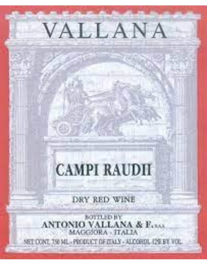Nebbiolo Vallana Campi Raudii Vino Rosso Nebbiolo 2016 Library Release