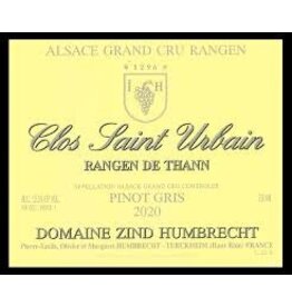 Alsace Zind-Humbrecht Pinot Gris Rangen De Thann Clos St Urban 2020