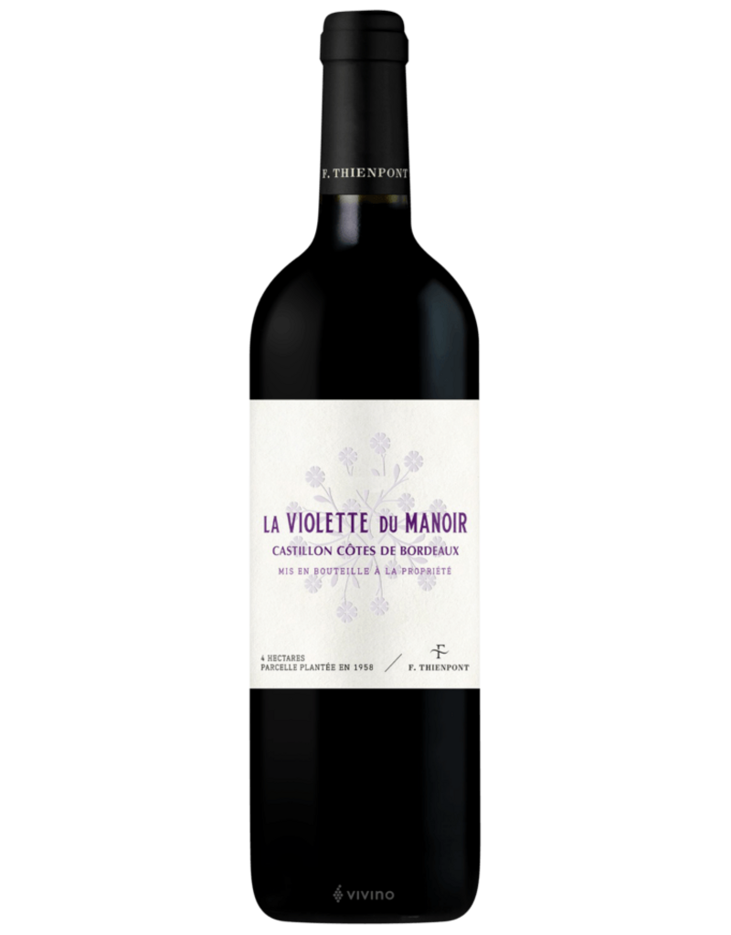 La Violette Du Manoir Castillon Cotes De Bordeaux 2018 750ml