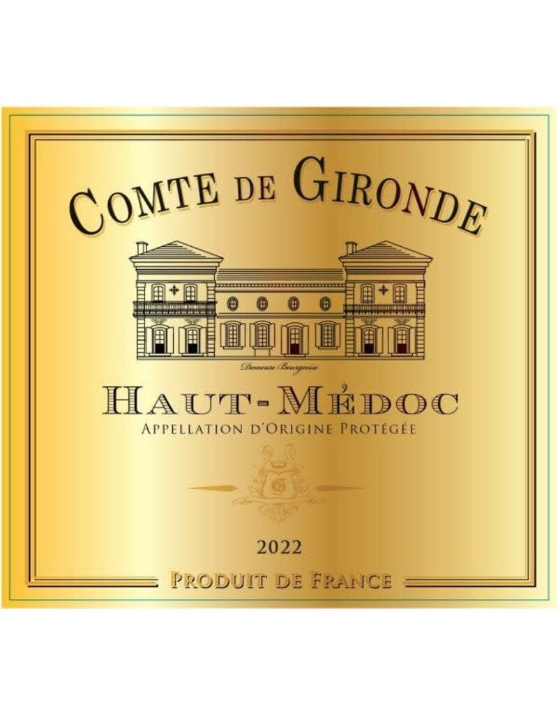 Bordeaux Red Comte de Gironde Haut Medoc 2022 750ml