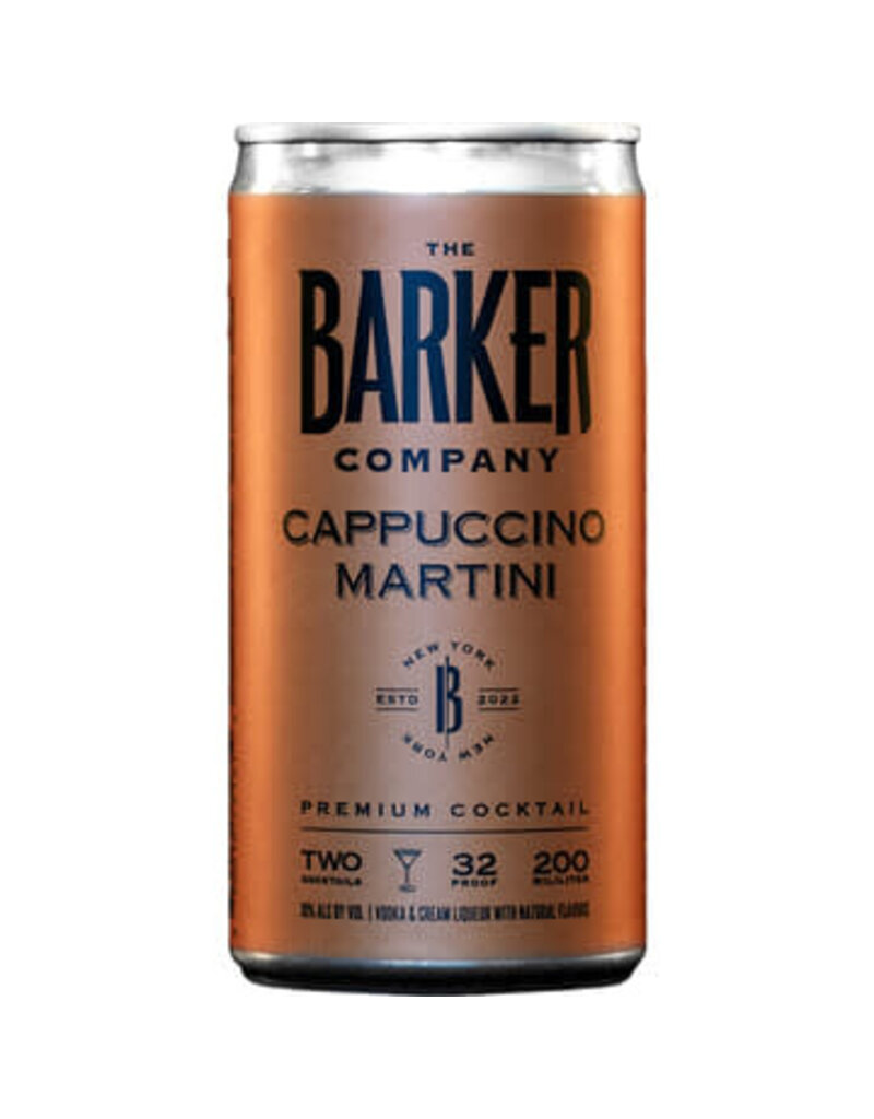 Premade Cocktails Barker Cppuccino Marini 200ml Cans