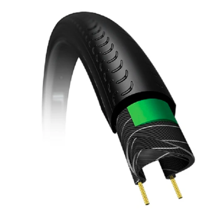 CST Caldera Tyre 700 x 28 Flat Fighter Black