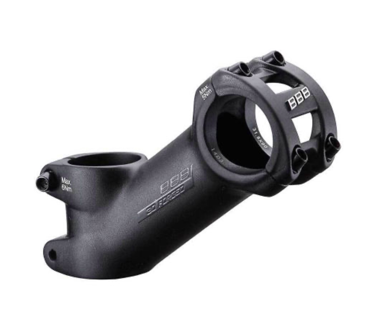 BBB BBB Stem Highrise 70mm 31.8mm Black BHS-25