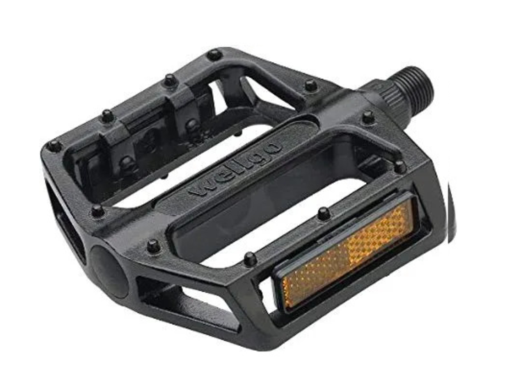 Pedals 1/2" Kids 12-16" Black Wellgo