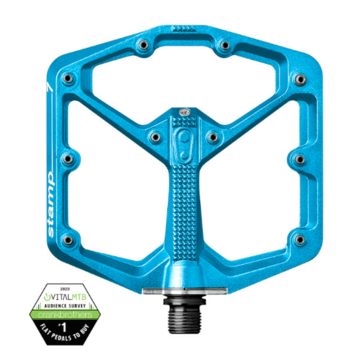 Crank Brothers Pedal Stamp 7 Large Electric Blue Crankbrothers
