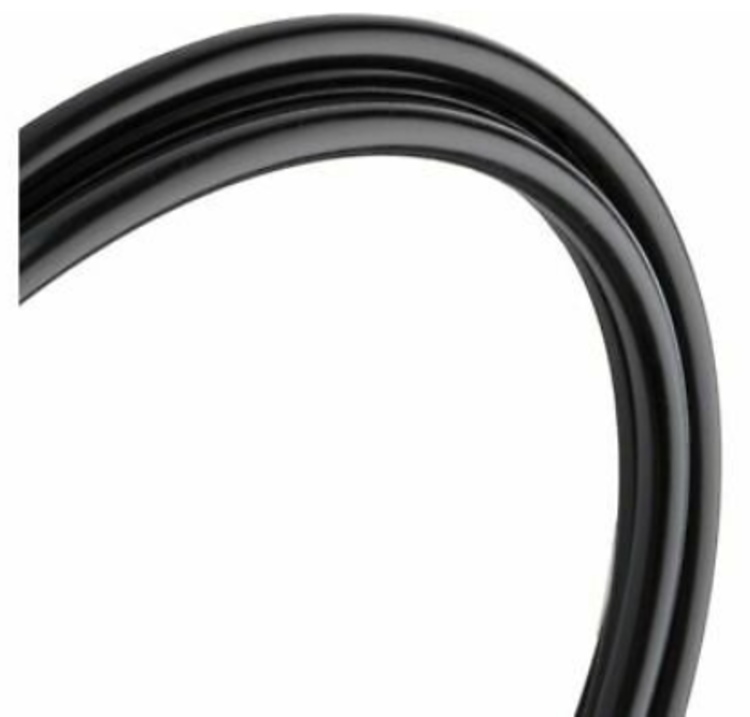 INNER FRAME TUBE - Cable Housing, 10M Roll, 1.85 x 2.3mm, BLACK (used on frames with internal routed cable)
