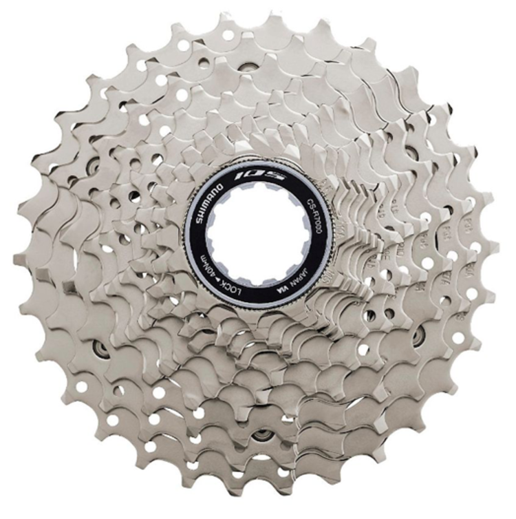 Shimano Shimano 105 CS-R7000 11-34T 11sp Road Cassette Silver