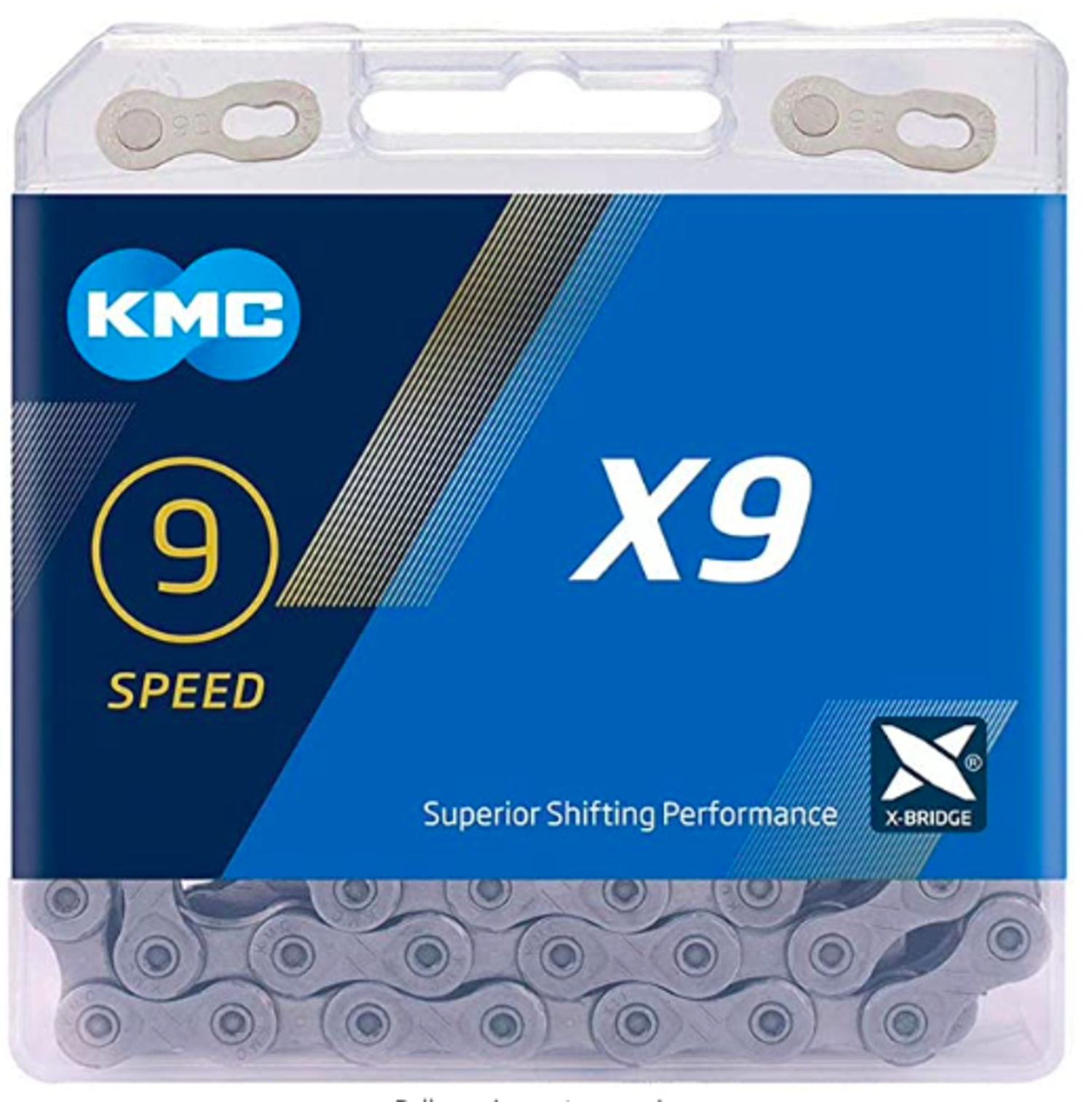 Chain KMC X9 116L Silver Gray KMC (BULK) Cycle House