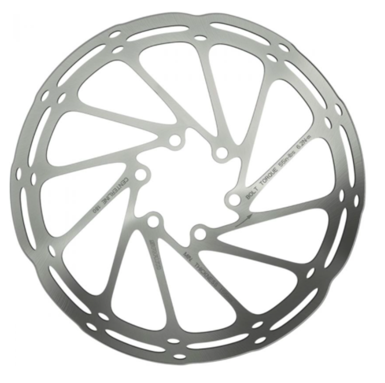 SRAM SRAM Centerline 180mm ISO 6-Bolt Rounded Disc Brake Rotor