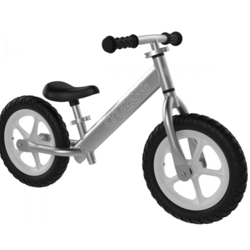 Cruzee Ultralite 12" Balance Bike Silver