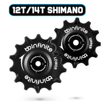 bbInfinite BbInfinite Pulley Set Ceramitech 12t/14t Red