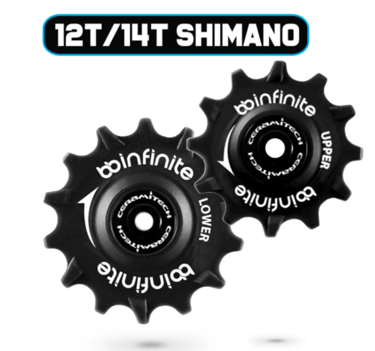 bbInfinite BbInfinite Pulley Set Ceramitech 12t/14t Red