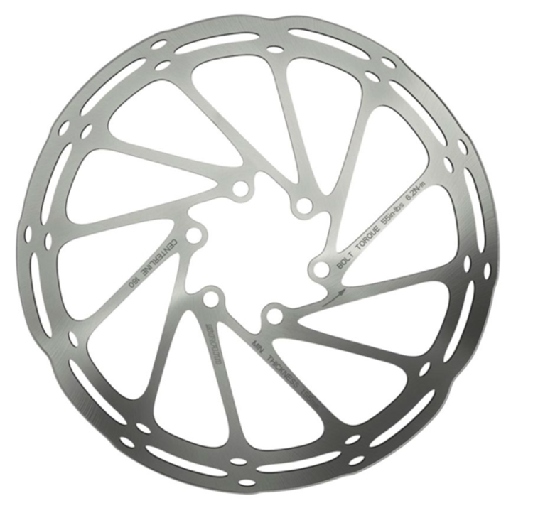 SRAM SRAM Centerline 160mm ISO 6-Bolt Rounded Disc Brake Rotor