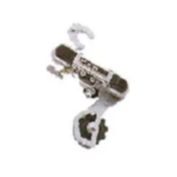 Rear Derailleur 6 Speed Short Cage With Bracket - Silver