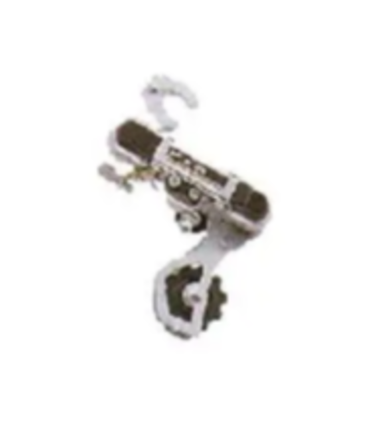 Rear Derailleur 6 Speed Short Cage With Bracket - Silver