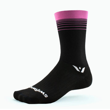 Swiftwick Socks Aspire Seven Pink Stripe SwiftWick