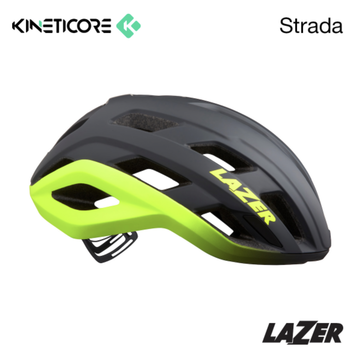 Lazer Lazer Strada KC Matte Dark Grey / Flash Yellow