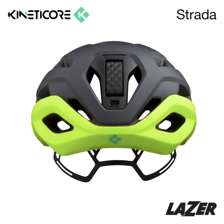 Lazer Lazer Strada KC Matte Dark Grey / Flash Yellow