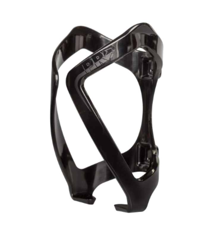 PRO PRO Polycarbonate Black Clear Bottle Cage