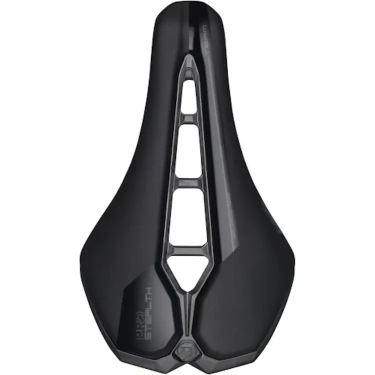 PRO PRO SADDLE - STEALTH TEAM CARBON RAIL BLACK 142mm