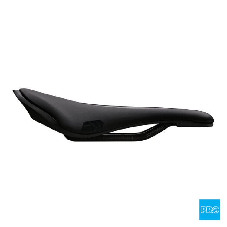 PRO Pro Stealth Team Saddle Curved Carbon Rail Black 152mm