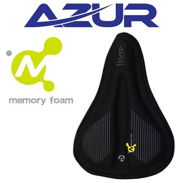 Azur Azur MTB Comfort Memory Foam Saddle Cover Black