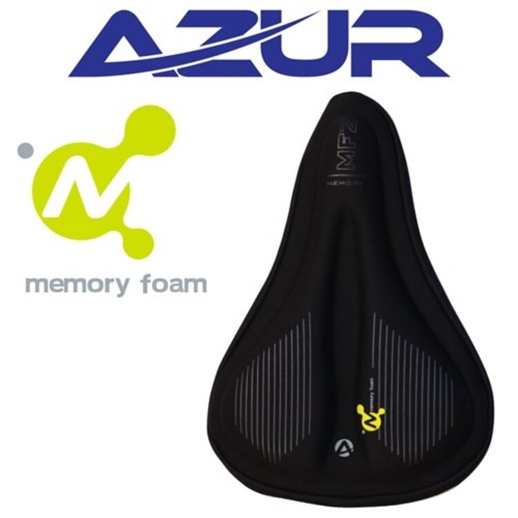 Azur Azur MTB Comfort Memory Foam Saddle Cover Black