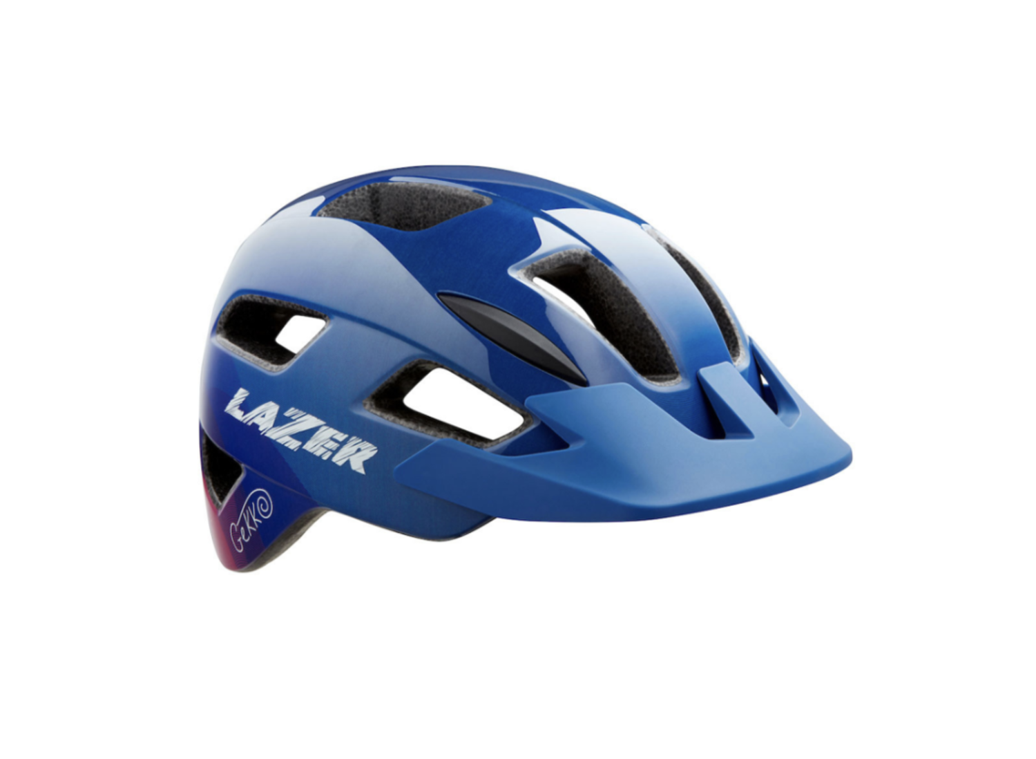Lazer Gekko Kids Helmet Black Dark Blue Pink Cycle House