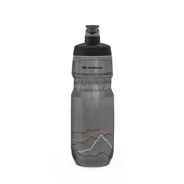 Jet Black JetBlack Icon Smoke w/Black Lid 620ml Insulated Bottle