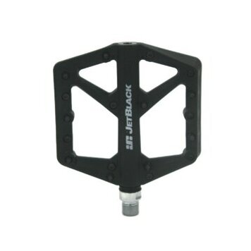 Jet Black JetBlack Thermolite MTB Pedals Sealed Bearings Cromo Axle
