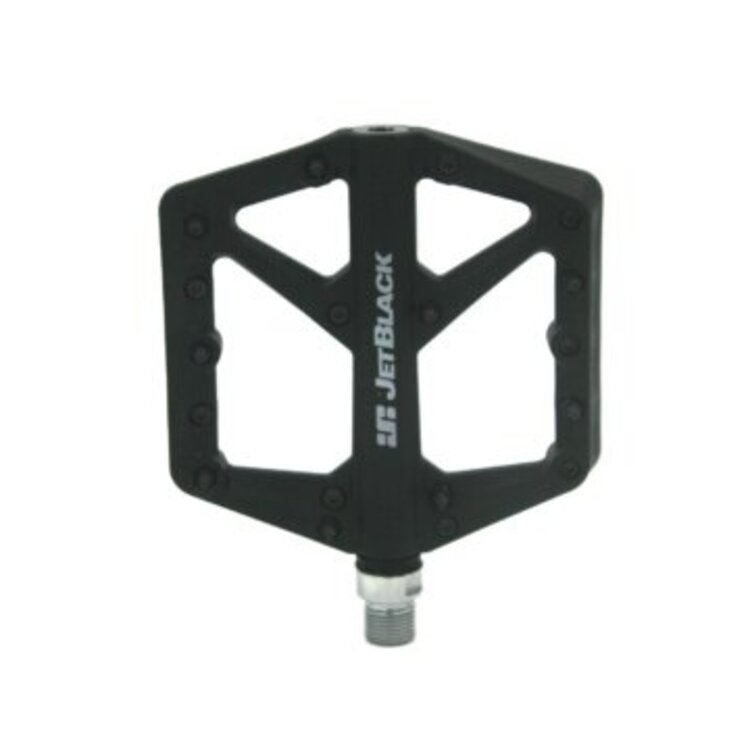 Jet Black JetBlack Thermolite MTB Pedals Sealed Bearings Cromo Axle