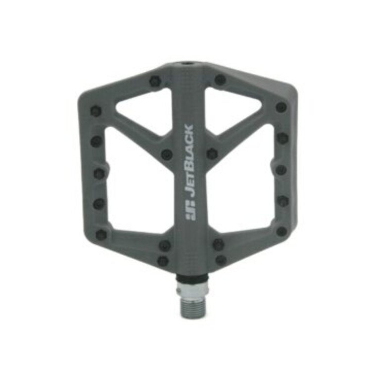 Jet Black JetBlack Thermolite MTB Pedals Sealed Bearings Cromo Axle