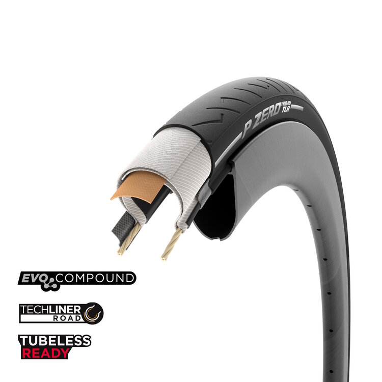 Pirelli PIRELLI P ZERO ROAD TLR BLACK 700C