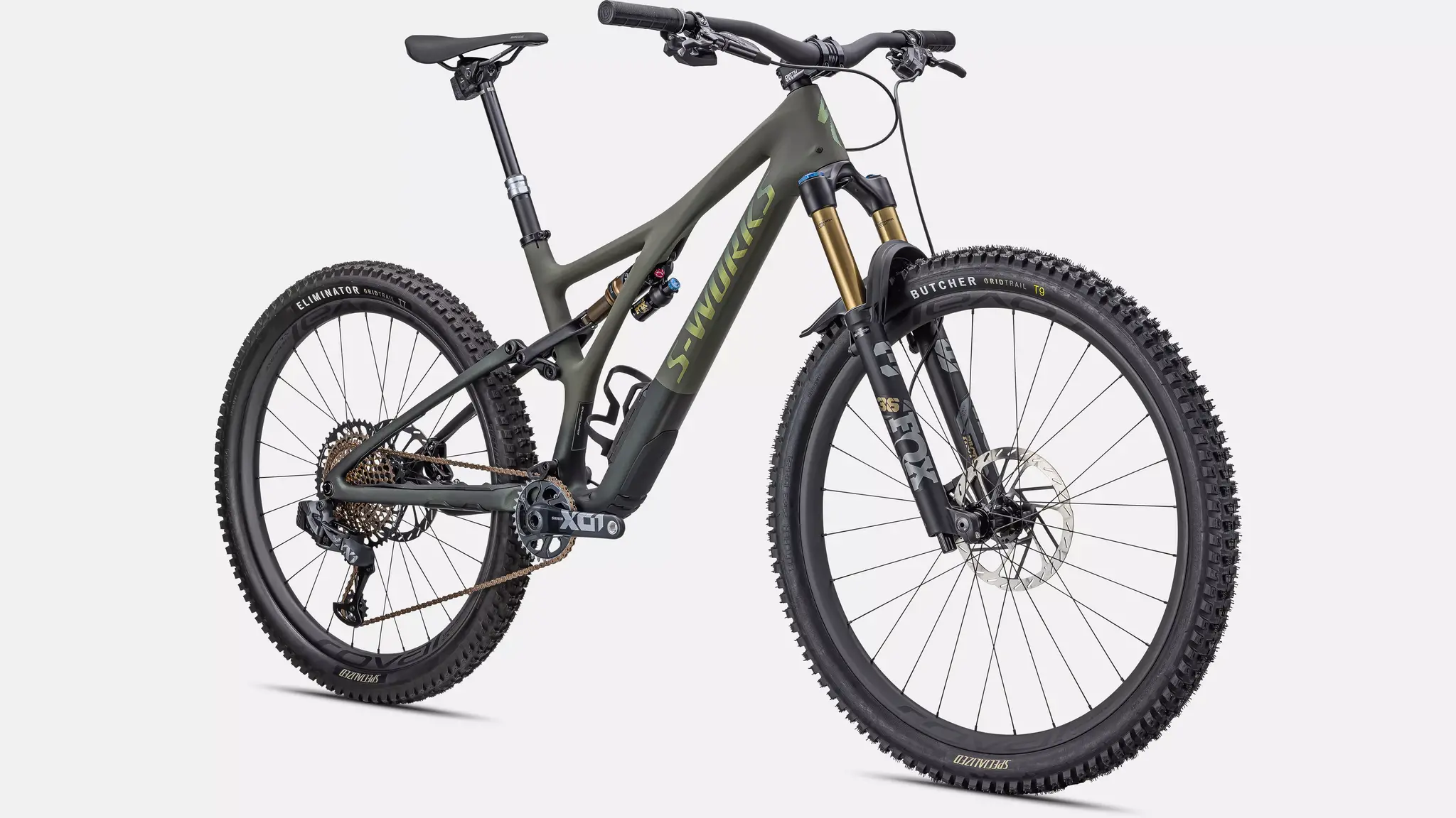 2022 S-Works Stumpjumper LTD S3 (Ex Demo) SATIN OAK GREEN 2022 S-Works Stumpjumper LTD S3 (Ex Demo) SATIN OAK GREEN
