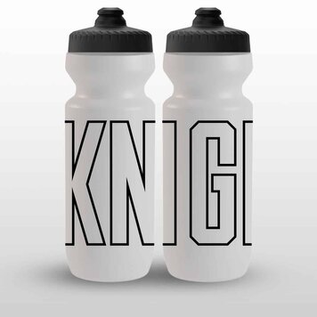 Knights of suburbia Knights Clear Bidon w/Black Lid