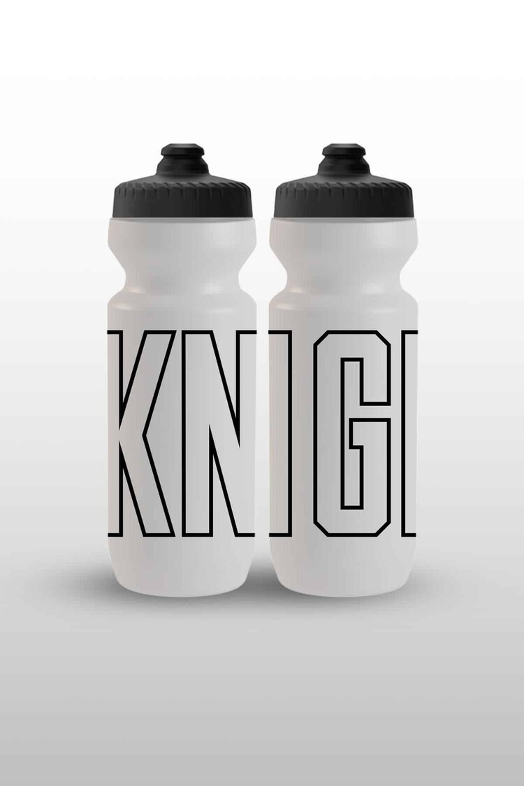 Knights of suburbia Knights Clear Bidon w/Black Lid