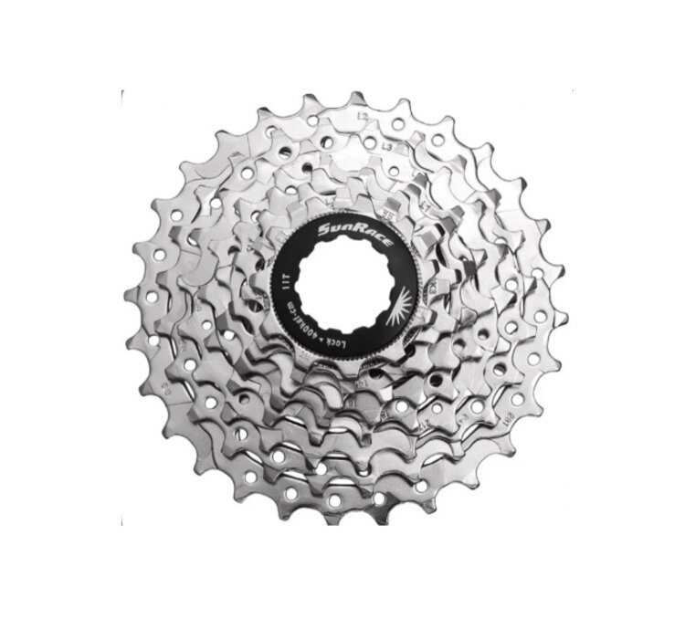 SunRace Sunrace Silver 8Spd Cassette 11-28