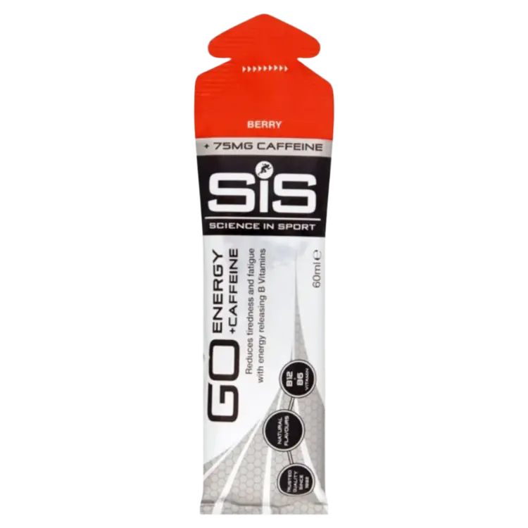 SiS SIS Go Plus Caffeine Gels 60ml Berry