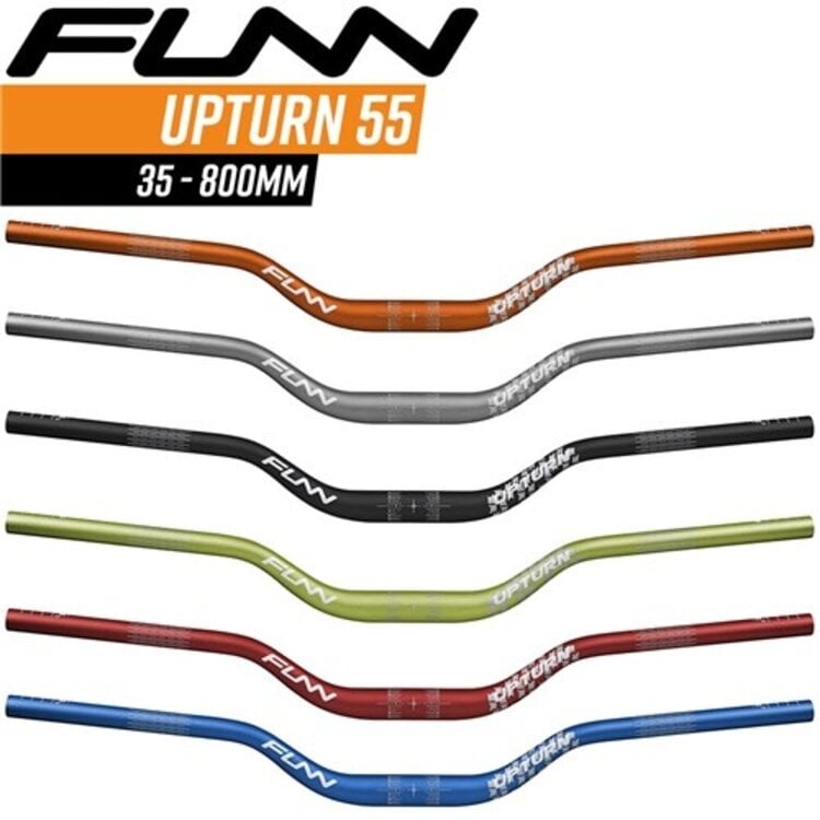 FUNN FUNN Handlebar - Upturn 35mm, 55mm Rise, 800mm Wide