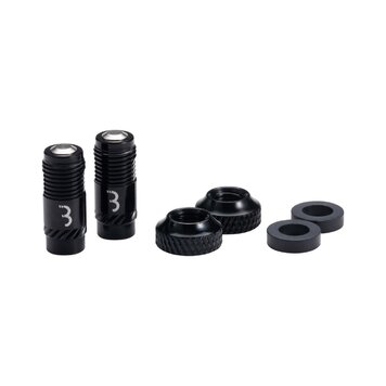 BBB BBB VALVE CAPS CORECAP 2PC/PR BLACK