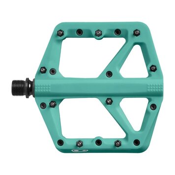 Crank Brothers Pedal Stamp 1 Lg Turquoise Crankbrothers