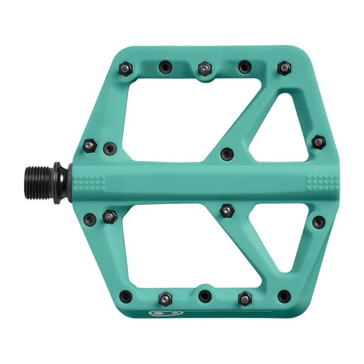 Crank Brothers Pedal Stamp 1 Lg Turquoise Crankbrothers