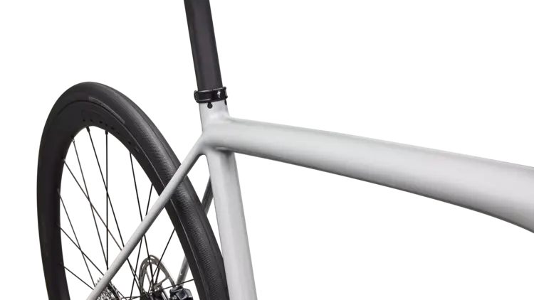 Specialized 2026 Specialized Aethos 2 Expert AXS Gloss Dolomite Metallic / Blue Pearl Over Shadow Silver