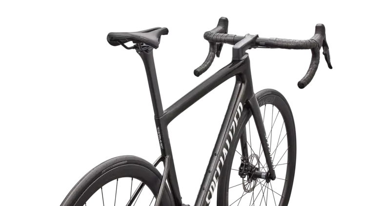 Specialized 2026 Specialized Tarmac SL8 Expert AXS Gloss Obsidian Metallic / 25% Cqv Reflex Super Red Pearl Over Whit