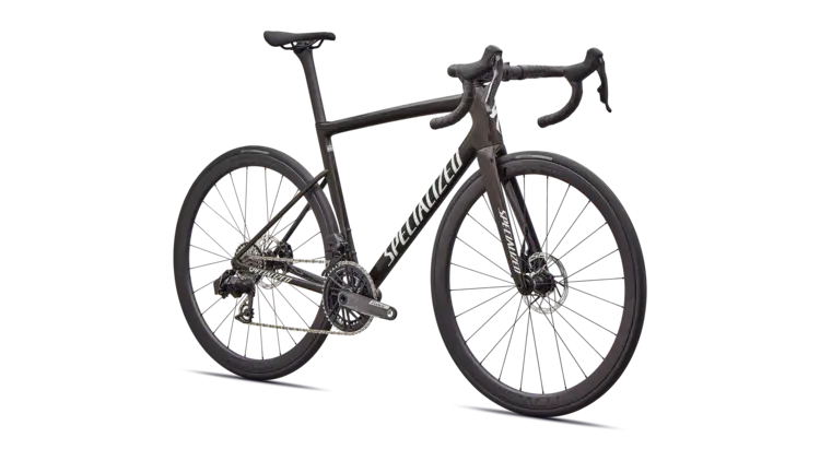 Specialized 2026 Specialized Tarmac SL8 Expert AXS Gloss Obsidian Metallic / 25% Cqv Reflex Super Red Pearl Over Whit